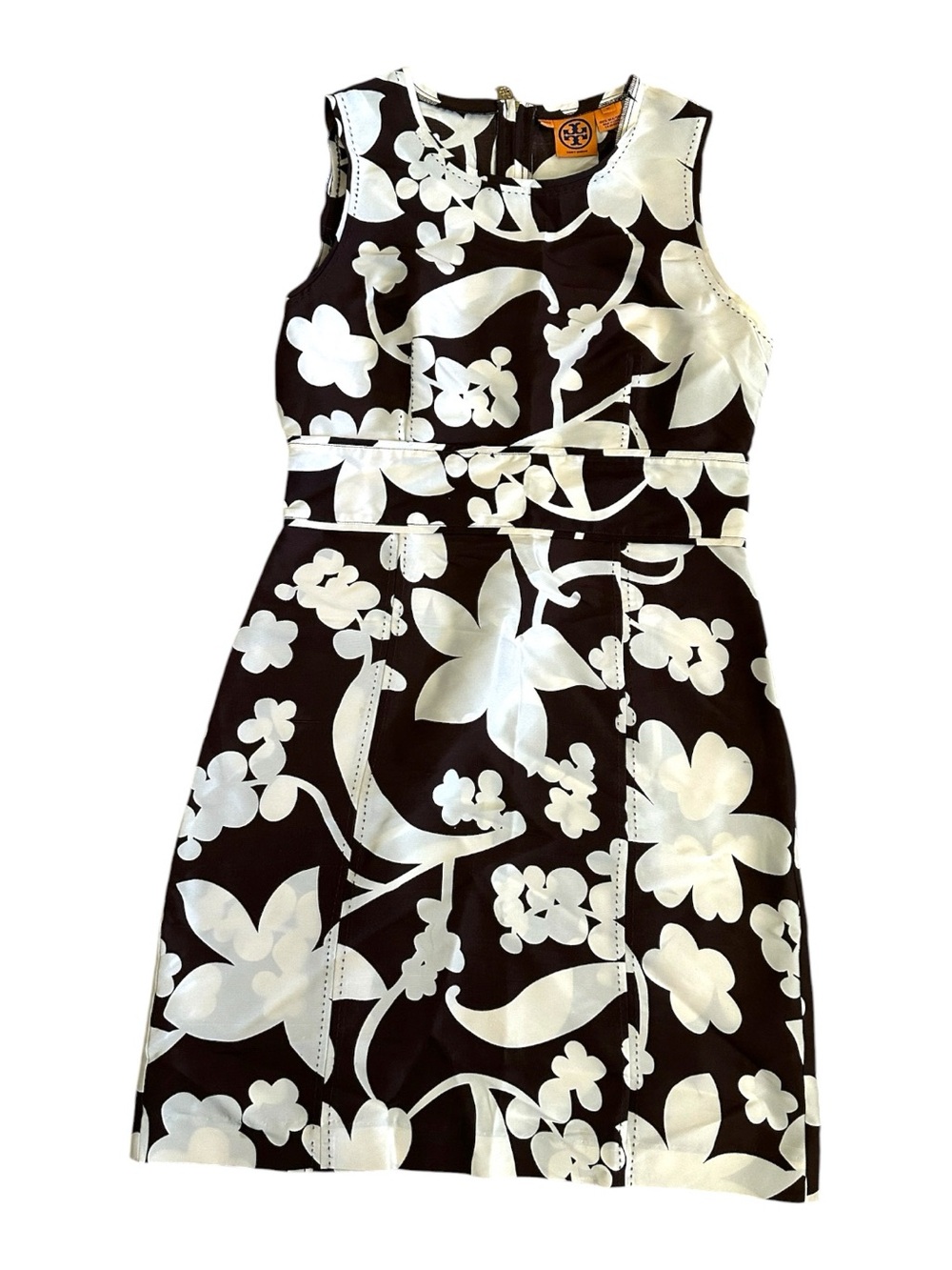 Tory Burch Floral Print Silk Sheath Dress